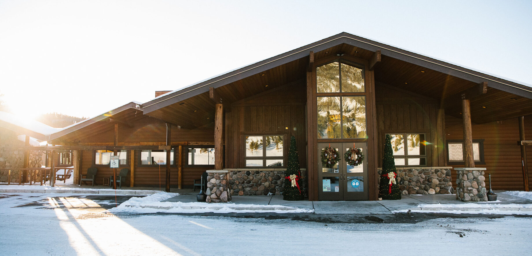 Front of resort