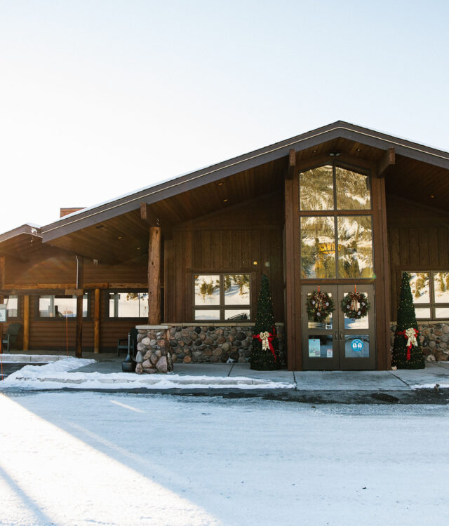 Front of resort